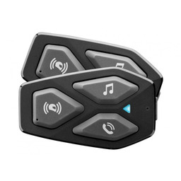 INTERPHONE Intercom motocyklowy U-COM 3, komplet na 2
