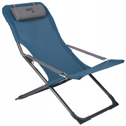 Nils Leżak Turystyczny Plażowy Regulowany Kempingowy Do Ogrodu