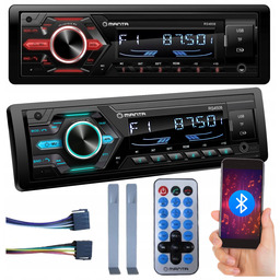 Radio Samochodowe Radioodtwarzacz Bluetooth Pilot Usb MP3 Sd