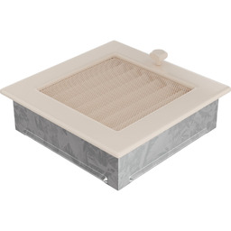 Kratka Wentylacyjna Kominkowa 17X17 Kremowa Z Żaluzją