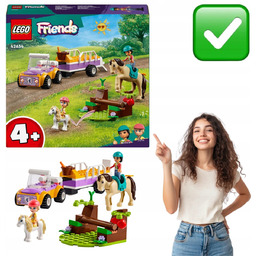 PRZYCZEPKA DLA KONIA I KUCYKA LEGO FRIENDS 42634