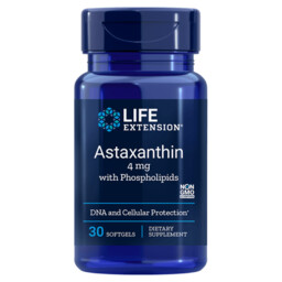 LIFE EXTENSION Astaksantyna 4 mg i Fosfolipidy (30