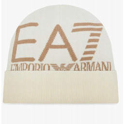 Emporio Armani czapka zimowa beżowa rozmiar M