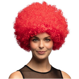 Peruka Afro Groove czerwona