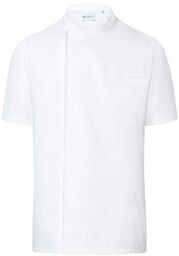 KARLOWSKY Koszula kucharska Basic z krótkim rękawem biała