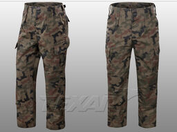 Spodnie wojskowe, krój WZ10, kamuflaż PL Camo