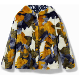 Krótka kurtka ze sztucznego futerka