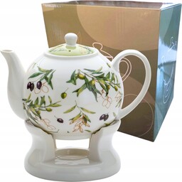 Porcelanowy Czajniczek do herbaty 1100 ml Dzbanek