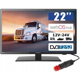 Telewizor Samochodowy 22" FullHD DVBT2 Smart 12/24V Smarttv