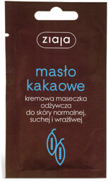 Ziaja Masło kakaowe, maseczka odżywcza do twarzy, 7ml