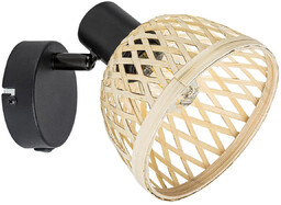 RABALUX 3133 Rattan Spot IP20 czarny mat E14