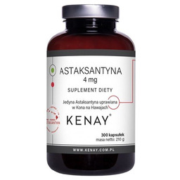 KENAY Astaksantyna 4 mg (300 kaps.)