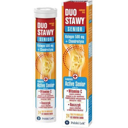 Duo Stawy Senior Kolagen 500 mg + Chondroityna,