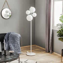 ALDEX Lampa stojąca Bloom, 4-punktowa, biała