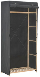 Edinos Grafitowa szafa tekstylna do garderoby K7-H69
