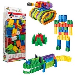 ASKATO Klocki plastikowe Klocki małych geniuszy Cegiełki 118437