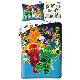 Pościel Lego Ninjago Kai Lloyd Garmadon Arin Sora