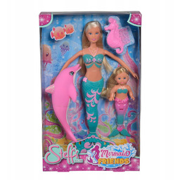 Lalka Steffi I Evi Syrenki Z Delfinem