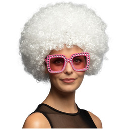 Peruka Afro Groove biała