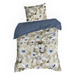 Eurofirany Pościel satynowa 140x200 Spring 66 beżowa jasna