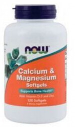 NOW Calcium & Magnesium - 120 kapsułek