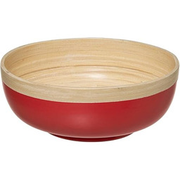 Salaterka Bambusowy Różowy 20 cm Nowoczesny