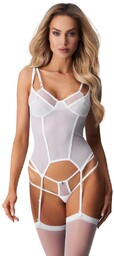 Obsessive - Arrowel White gorset biały L/XL