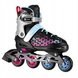 Rolki Regulowane 2w1 Łyżworolki Łyżwy Rekreacyjne Kółka Pu