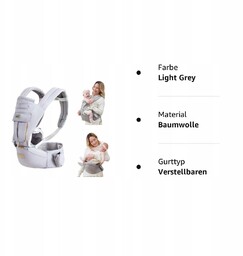 Nosidełko Dziecięce Biodrowe Baby Carrier Grownsy