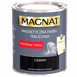 Magnat Magnetyczna Farba Tablicowa 2w1 0,75L Kolor: Czarny