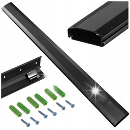 Listwa Maskująca do Kabli Aluminiowa 110cm Maskownica Click-Lock