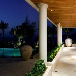 Mantra Iluminación Lampa sufitowa wpuszczana LED Guincho czarna