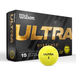 Piłki golfowe Wilson ULTRA Distance (żółte, model 2023),
