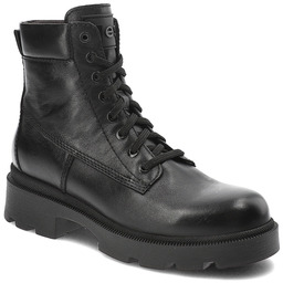 Nessi Czarne Botki Płaskie Obuwie Damskie