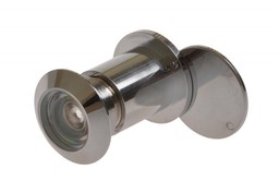 Wizjer drzwiowy fi 27 65-90 mm chrom kąt