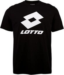 Lotto 1124002 Męski T-shirt, Regular Fit Caviar L