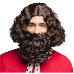 Peruka królewska z brodą