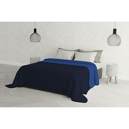 MB HOME ITALY Elegant" letnia kołdra, ciemnoniebieski/królewski, 260