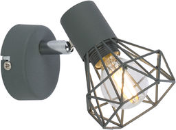 Candellux VERVE 91-60969 kinkiet lampa ścienna matowy szary