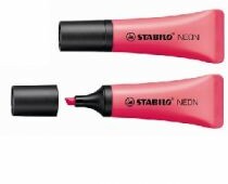 Zakreślacz STABILO neon różowy /72/56/