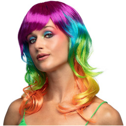 Peruka Kandy wielokolorowa