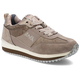 Anekke Beżowe Sneakersy Modne Obuwie Damskie W Prezencie