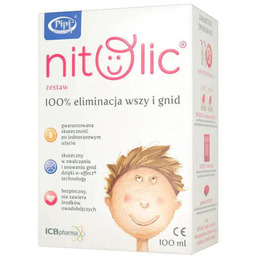 Pipi Nitolic Zestaw przeciw wszawicy, 100 ml