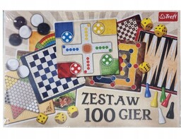 Gra planszowa Trefl Zestaw 100 gier - nowe
