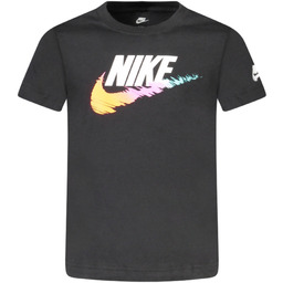 KOSZULKA NIKE Z KRÓTKIM RĘKAWEM DLA DZIECI, CZARNA