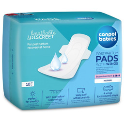 CANPOL BABIES Podpaski poporodowe ze skrzydełkami na dzień