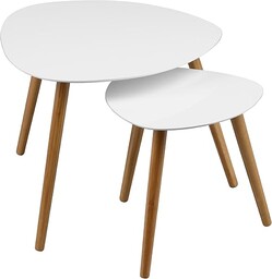 Premier Housewares gniazdo dwóch trójkątnych stolik kawowy