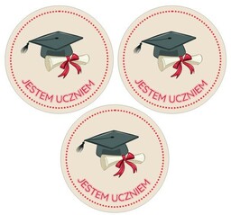Zestaw naklejek: Jestem uczniem