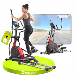 Trenażer Eliptyczny Orbi-trek Elektromagnetyczny Rower Składany Koło 30kg