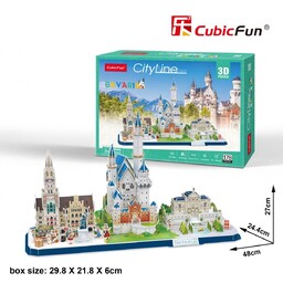 Cubic Fun, puzzle 3D City Line Bavaria